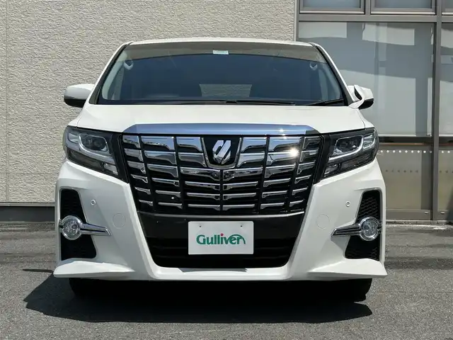 トヨタ アルファード S Aパッケージ 大阪府 2015(平27)年 9.2万km ホワイトパールクリスタルシャイン ワンオーナー/ALPINE11型ナビ/（フルセグ/BT/CD/DVD）/ALPINE11型フリップダウンモニター/バックカメラ/両側パワースライドドア/クルーズコントロール/横滑り防止システム/前後コーナーセンサー/純正18インチAW/プッシュスタート/オートライト/保証書/取扱説明書/スペアキー　有