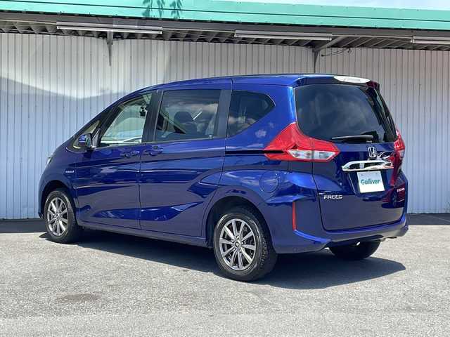 ホンダ フリード ハイブリット G ホンダセンシング 長野県 2018(平30)年 7.7万km コバルトブルーパール ホンダセンシング /ストラーダメモリナビフルセグTV/バックカメラ/ビルトインETC/LEDヘッドライト/両側パワースライドドア/社外１５インチアルミホイール/ホイール付きタイヤ４本積込/レーンキープアシスト/社外フロアマット