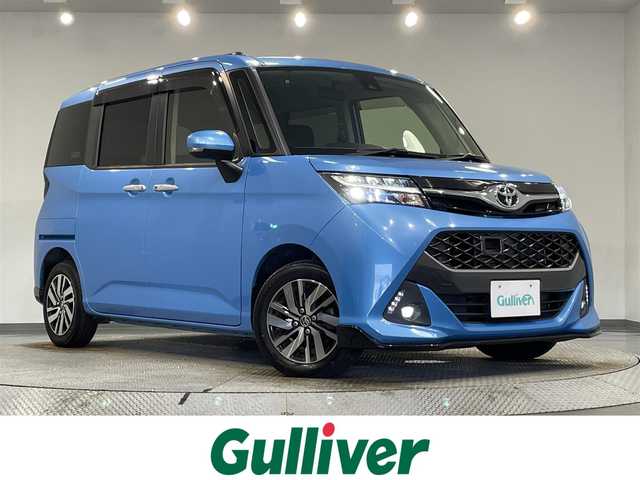 トヨタ タンク カスタムG S 愛知県 2017(平29)年 4.1万km ライトブルー 純正ＳＤナビ(NSZT-W66T)/（Bluetooth/フルセグTV/SD/CD・DVD再生/FM/AM)　/両側パワースライドドア　/スマートアシスト　/プリクラッシュセーフティ　/車線逸脱警報/クルーズコントロール/シートヒーター　/ＬＥＤヘッドライト　/LEDフォグランプ/バックカメラ　/アイドリングストップ/横滑り防止装置/プッシュスタート　　/　　-スマートキー/コーナーセンサー/ステアリングスイッチ