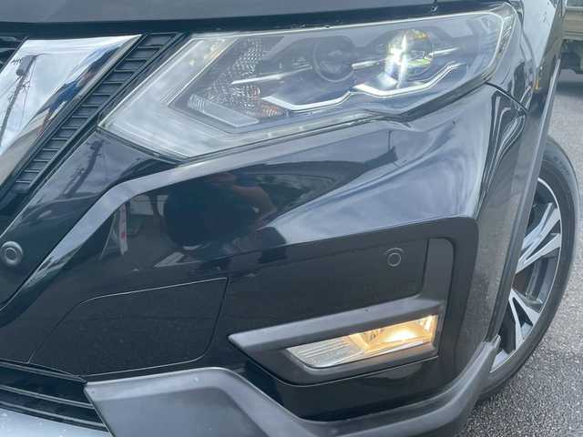 日産 エクストレイル 20X 宮崎県 2017(平29)年 6.7万km 黒 エマージェンシーブレーキ　/フロントソナー　/リアソナー　/純正ナビ　/フルセグＴＶ　/クルーズコントロール　/ＥＴＣ　/ドライブレコーダー　/純正フロアマット　/ＬＥＤ　/ドアバイザー