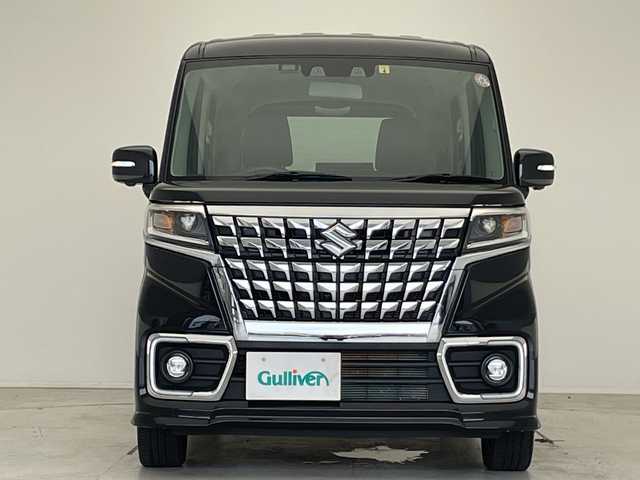 スズキ スペーシア カスタム HYBRID XS ターボ 愛知県 2023(令5)年 2.6万km ブルーイッシュブラックパール3 ヘッドアップディスプレイ/10型ナビ/フルセグ/全方位カメラ/衝突軽減システム/レーダークルーズコントロール/コーナーセンサー/シートヒーター/パドルシフト/ステアリングスイッチ/スマートキー/プッシュスタート