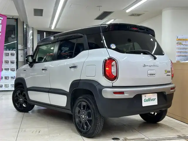 スズキ クロスビー HYBRID MZ 東京都 2019(平31)年 5.4万km ピュアホワイトパール/ブラック2トーンルーフ ・純正ナビ/（フルセグTV/Bluetooth/SD/CD/DVD/USB)/・前後コーナーセンサー/・LKA/・衝突軽減ブレーキ/・革ステアリング/・パドルシフト/・ドライブレコーダー/・クルーズコントロール/・LEDライト/・オートライト/・フォグランプ/・前席シートヒーター/・アイドリングストップ/・電動格納ウィンカーミラー/・ドアバイザー/・純正16インチアルミホイール/・ISOFIX/・フロアマット/・ETC/・プッシュスタート/・スマートキー/・リアプライバシーガラス/・W＋サイド　エアバッグ&ABS/・横滑り防止装置/・取扱説明書（ナビ）/・保証書