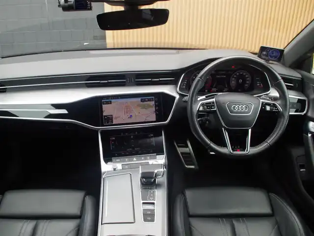 アウディ Ａ７ SB 55TFSIクワトロSライ 埼玉県 2018(平30)年 4.7万km 黒 ブラックレザーシート/アダプティブクルーズコントロール/バーチャルコックピット/CarPlay/パークセンサー/ブラインドスポットモニター/MMIナビ/全周囲カメラ/ドラレコ/ETC/GPSレーダー探知機/イージークローザー/OP21インチ5本Y字スポークアルミ/シートヒーター/シートポジションメモリー機能