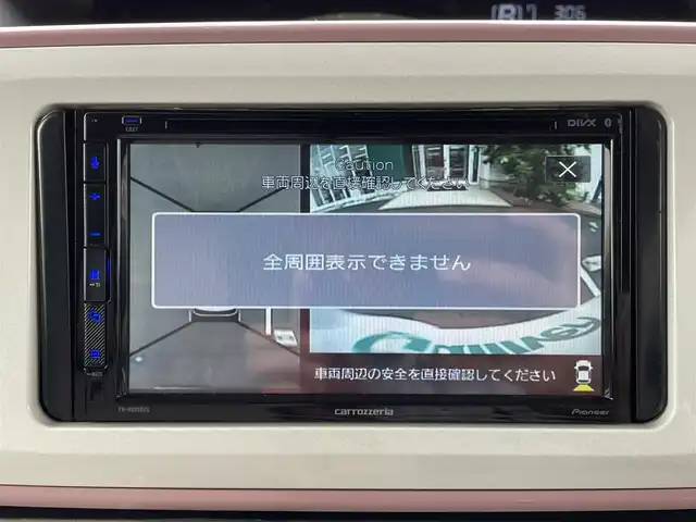 ダイハツ ムーヴ キャンバス X メイクアップ リミテッド SAⅢ 岡山県 2022(令4)年 1.9万km パールホワイトⅢ/ブルーミングピンクメタリック 社外ディスプレイオーディオ/AM、FM、CD、Bluetooth/全方位カメラ/運転席シートヒーター/オートハイビーム/スマートアシスト/ETC