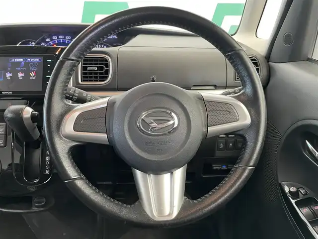 ダイハツ タント カスタム RS SA 鹿児島県 2014(平26)年 12.6万km パールホワイトⅢ 社外SDナビ/フルセグTV/BT/CD/DVD/AM/FM/バックカメラ/スマートアシスト/両側パワースライドドア/ドライブレコーダー/ETC/LEDヘッドライト/純正15インチアルミホイール/フロアマット/ドアバイザー