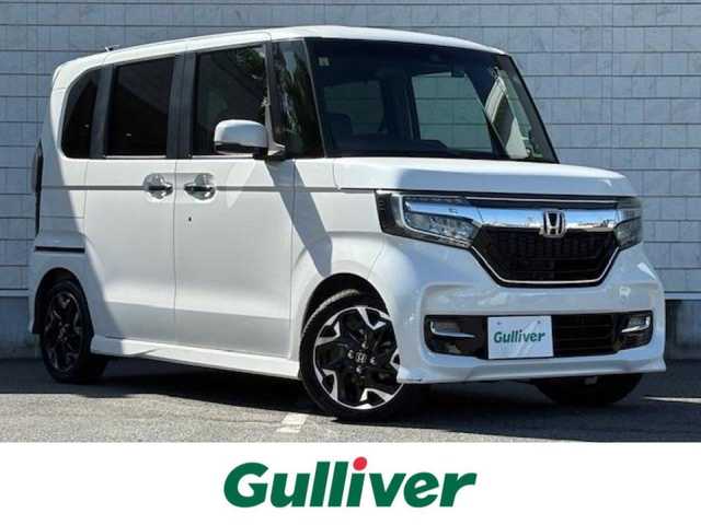 ホンダ Ｎ ＢＯＸ カスタム G EX ターボ ホンダセンシング 大阪府 2018(平30)年 1.7万km プラチナホワイトパール 社外ナビ/バックカメラ/フルセグ/DVD/ホンダセンシング/両側パワースライドドア/前後ドライブレコーダー/ビルトインETC/LEDヘッドライト/パドルシフト/純正アルミホイール/後席ロールサンシェード/スマートキー