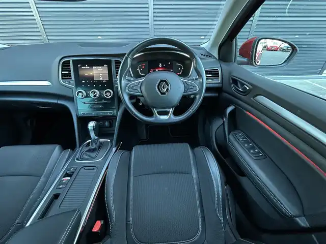 ルノー ルノー メガーヌ インテンス 茨城県 2022(令4)年 3.8万km ルージュフラムM ワンオ-ナ- /衝突軽減B /ACC /ディスプレイOD /CarPlay /BT/USB /デジタルメ-タ- /レ-ンキ-プアシスト /ブラインドスポットモニタ- /Bカメラ /パ-キングセンサ- /半革 /シ-トヒ-タ-  /アンビエントライト /ETC /純18inAW /禁煙車