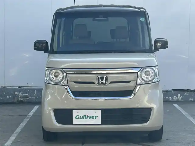 ホンダ Ｎ ＢＯＸ G L ホンダセンシング 青森県 2019(令1)年 9.4万km プレミアムアイボリーパールⅡ 寒冷地仕様/社外ナビ/フルセグTVAM/FM/CD/DVD/BT/片側パワースライド/コーナーセンサー/ベンチシート/クルーズコントロール/レーンアシスト/横滑り防止機能/車線逸脱警報/衝突軽減ブレーキ/アイドリングストップ/オートライト/ヒルスタートアシスト/盗難防止装置/UVカットガラス/プライバシーガラス/ETC/スペアキー/保証書/取扱説明書
