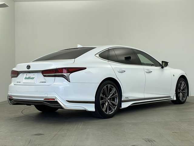 レクサス ＬＳ 500h Fスポーツ 鹿児島県 2019(令1)年 5.9万km ホワイトノーヴァガラスフレーク 純正ナビ/（CD/DVD/BT/フルセグ）/パノラミックビューモニター/プリクラッシュセーフティ/レーンキープアシスト/レーダークルーズコントロール/パワーシート/シートヒーター/シートベンチレーション/ステアリングヒーター/ヘッドアップディスプレイ/電動パーキングブレーキ/オートホールド機能/オートライト/オートマチックハイビーム