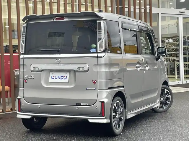 マツダ フレアワゴン カスタムスタイル ハイブリッド XS 千葉県 2018(平30)年 10.8万km ハイライトシルバーメタリック (株)IDOMが運営する【じしゃロン八千代店】の自社ローン対象車両になります。こちらは現金またはオートローンご利用時の価格です。自社ローンご希望の方は別途その旨お申付け下さい/社外ナビ/フルセグTV/CD/DVD/両側パワースライドドア/ハーフレザーシート/運転席シートヒーター/ドラレコ/ETC