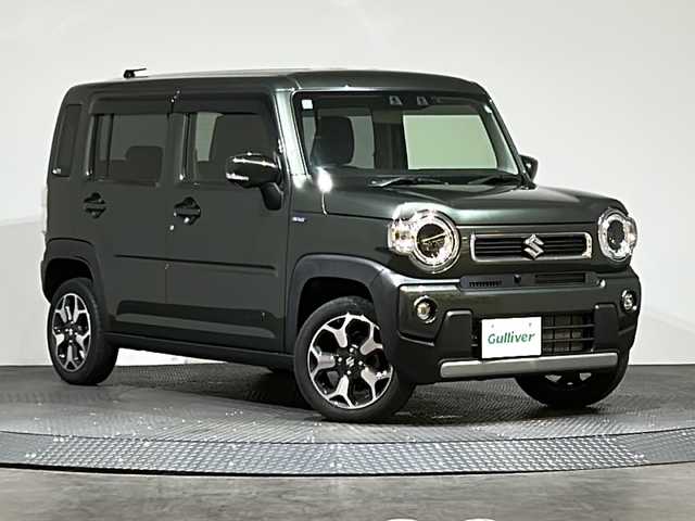 スズキ ハスラー HYBRID X 愛媛県 2021(令3)年 1.9万km クールカーキPM ・純正ナビ/(フルセグ/CD/DVD/BT)/・スズキセーフティサポート/・全周囲カメラ/・D/N席シートヒーター/・ビルトインETC/・純正15インチアルミホイール/・純正フロアマット/・フォグランプ/・ステアリングリモコン/・ドアバイザー/・取扱説明書/・保証書