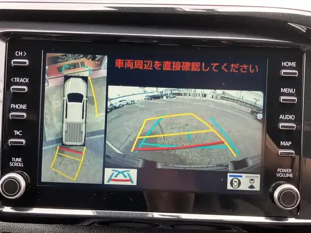 トヨタ ハイラックス Z GRスポーツ 山口県 2023(令5)年 0.5万km アティチュードブラックマイカ 純正ディスプレイ/　オーディオ＆ナビ/パノラミックビューカメラ/プリクラッシュセーフティ/レーンディパーチャーアラート/レーダークルーズコントロール/純正フロアマット/純正18インチアルミ/LEDオートライト/LEDフォグランプ/スマートキー