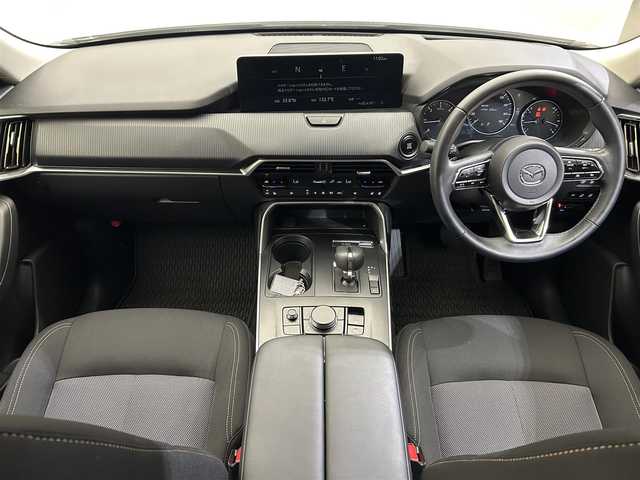 マツダ ＣＸ－６０ XD Sパッケージ 愛媛県 2023(令5)年 3.1万km ロジウムホワイトプレミアムメタリック セーフティクルーズパッケージ/シースルービューパッケージ/純正ナビ/フルセグTV/Bluetooth/AM/FM/AppleCarPlay/AndroidAuto/全方位カメラ/レーダークルーズコントロール/レーンキープアシスト/パドルシフト/前後ドライブレコーダー/ETC/前席シートヒーター/ステアリングヒーター/D席パワーシート/純正ゴムマット/スペアキーX1/保証書/取扱説明書