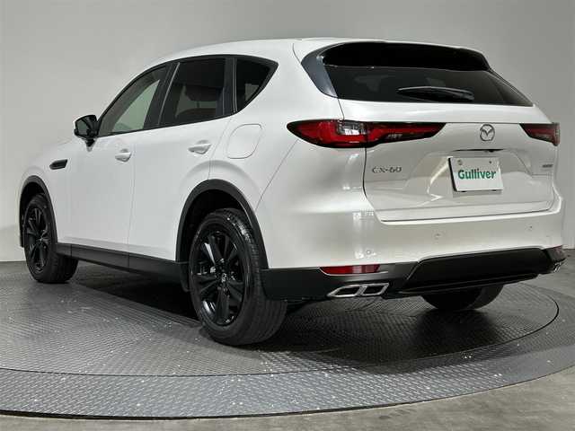 マツダ ＣＸ－６０ XD Sパッケージ 愛媛県 2023(令5)年 3.1万km ロジウムホワイトプレミアムメタリック セーフティクルーズパッケージ/シースルービューパッケージ/純正ナビ/フルセグTV/Bluetooth/AM/FM/AppleCarPlay/AndroidAuto/全方位カメラ/レーダークルーズコントロール/レーンキープアシスト/パドルシフト/前後ドライブレコーダー/ETC/前席シートヒーター/ステアリングヒーター/D席パワーシート/純正ゴムマット/スペアキーX1/保証書/取扱説明書