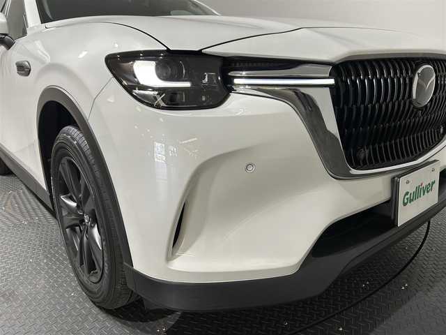 マツダ ＣＸ－６０ XD Sパッケージ 愛媛県 2023(令5)年 3.1万km ロジウムホワイトプレミアムメタリック セーフティクルーズパッケージ/シースルービューパッケージ/純正ナビ/フルセグTV/Bluetooth/AM/FM/AppleCarPlay/AndroidAuto/全方位カメラ/レーダークルーズコントロール/レーンキープアシスト/パドルシフト/前後ドライブレコーダー/ETC/前席シートヒーター/ステアリングヒーター/D席パワーシート/純正ゴムマット/スペアキーX1/保証書/取扱説明書