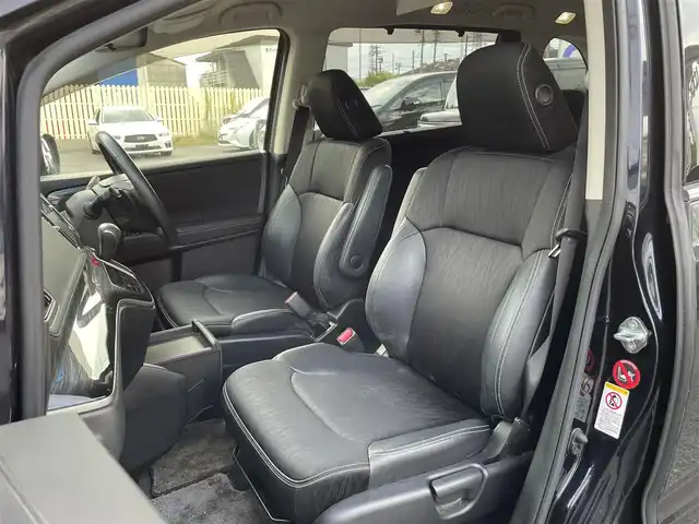 ホンダ オデッセイ アブソルート EX 愛知県 2014(平26)年 14.3万km プレミアムヴィーナスブラックP (株)IDOMが運営する【じしゃロン名古屋鳴海店】の自社ローン専用車両になりますこちらは現金またはオートローンご利用時の価格です。自社ローンご希望の方は別途その旨お申付け下さい/純正ナビ/後席モニター/パワーシート/ハーフレザーシート/両側パワースライドドア/衝突軽減ブレーキ