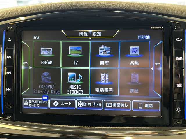 日産 エルグランド 岐阜県 2018(平30)年 9.2万km ブリリアントホワイトパール 純正ナビゲーション/フリップダウンモニター/両側パワースライドドア/バックモニター/フルセグテレビ/Bluetooth/Blu-ray再生/CD再生/ETC/ドライブレコーダー/プッシュスタート/スマートキー/純正フロアマット/純正アルミホイール/LEDヘッドライト/オートライト/コーナーセンサー