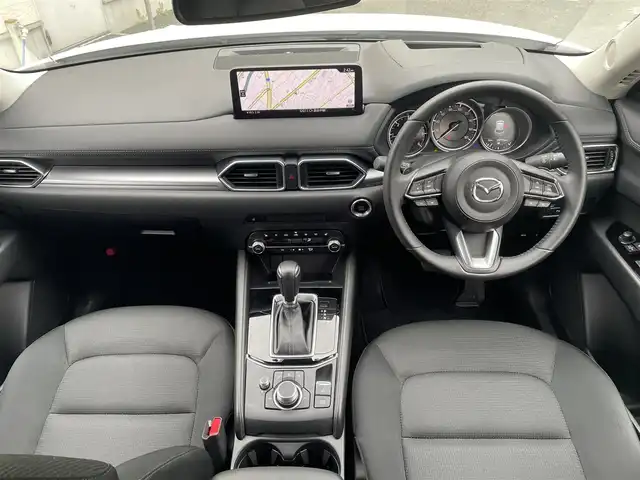 マツダ ＣＸ－５ XD プロアクティブ 熊本県 2022(令4)年 3.4万km スノーフレイクホワイトパールマイカ PRO-XROSS STYLE/プッシュスタート/純正10.25インチナビ/全方位カメラ/ETC/純正17インチAW/レーダークルーズ/パドルシフト/パワーバックドア/右前席パワーシート/前席シートヒーター/ステアリングヒーター/LEDヘッドライト/オートライト/ワイヤレス充電（Qi）/前後コーナーセンサー/横滑り防止装置/ウィンカーミラー/純正フロアマット/純正ドアバイザー/新車保証書/取扱説明書
