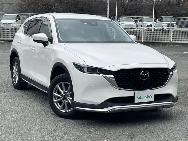 マツダ ＣＸ－５ XD プロアクティブ 熊本県 2022(令4)年 3.4万km スノーフレイクホワイトパールマイカ PRO-XROSS STYLE/プッシュスタート/純正10.25インチナビ/全方位カメラ/ETC/純正17インチAW/レーダークルーズ/パドルシフト/パワーバックドア/右前席パワーシート/前席シートヒーター/ステアリングヒーター/LEDヘッドライト/オートライト/ワイヤレス充電（Qi）/前後コーナーセンサー/横滑り防止装置/ウィンカーミラー/純正フロアマット/純正ドアバイザー/新車保証書/取扱説明書