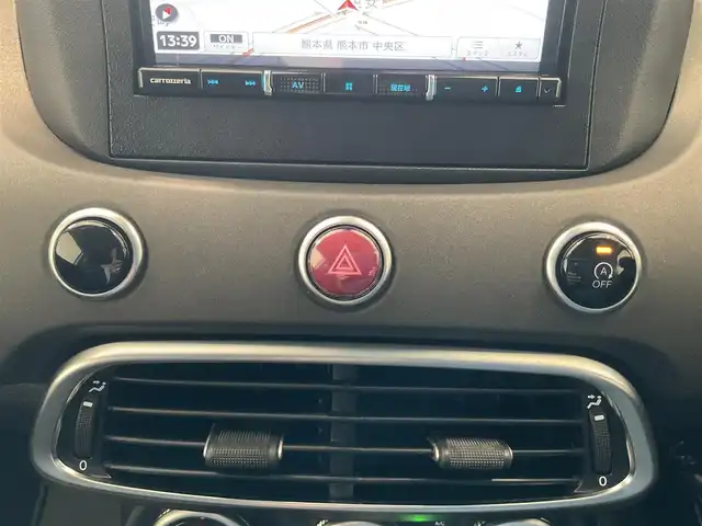 フィアット ５００Ｘ クロス 熊本県 2022(令4)年 1.3万km BIANCO GHIACCIO ・スマートキー/・プッシュスタート/・レーンアシスト/・パークアシスト/・クルーズコントロール(追従式)/・ハーフレザーシート/・前席パワーシート/・前席シートヒーター /・社外メモリナビ/　【DVD・Bluetooth・SD・USB・HDMI・MSV】/・フルセグTV/・バックカメラ/・フォグランプ/・純正マット