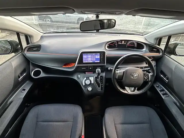 トヨタ シエンタ G 福岡県 2017(平29)年 6.7万km ブラックマイカ 純正７型SDナビ(ワンセグTV/CD/BT)横滑り防止装置/両側電動ETC純正フロアマットプッシュスタートスマ-/トキー
