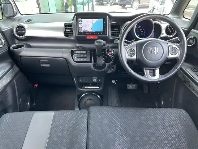 ホンダ Ｎ ＢＯＸ スラッシュ X 島根県 2015(平27)年 8.2万km スマートブラック CTBA/純正ナビ/CD/DVD/DTV/Bluetooth/バックカメラ/シートヒーター /クルーズコントロール/ステアリングスイッチ/ステアリングヒーター/サウンドマッピングシステム/ストリートロッドスタイルパッケージ/カラードディッシュホイール（黒14SPホイール）/スマートキー/スペアキー /プッシュスタート /HIDオートライト/純正フロアマット/ドアバイザー/ETC
