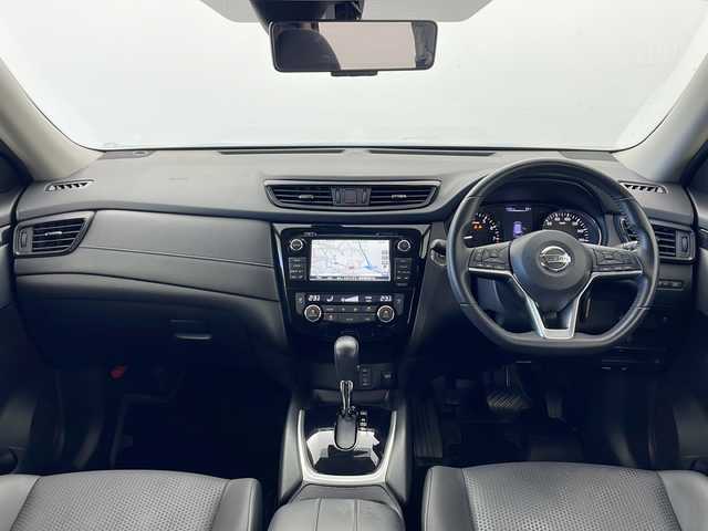 日産 エクストレイル 20X 秋田県 2018(平30)年 4.7万km シャイニングブルー ４ＷＤ/純正ナビ/　(CD/DVD/フルセグTV/Bluetooth/AUX)/アラウンドビューカメラ/パワーバックドア/クルーズコントロール/パーキングアシスト/ヒルディセントコントロール/純正フロアマット/デジタルインナーミラー/オートライト/アイドリングストップ/スマートキー/LEDヘッドライト/ＥＴＣ