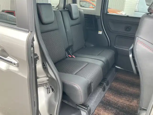スズキ スペーシア カスタム HYBRID XS ターボ 静岡県 2018(平30)年 5.1万km スチールシルバーM スズキセーフティサポート/純正8インチナビ(CN-RZ843)/　AM FM CD DVD Bluetooth USB SD/ETC/LEDオートヘッドランプ/レーダークルーズコントロール/ハーフレザーシート/シートヒーター(運転席)/両側パワースライドドア/リアクリアランスソナー/純正15インチアルミホイール/スマートキー＆プッシュスタート/パドルシフト/リアサンシェード/フルセグTV/バックモニター