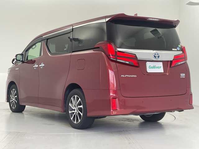 トヨタ アルファードハイブリット S 愛知県 2019(令1)年 3.3万km ダークレッドマイカメタリック ワンオーナー/禁煙車/４ＷＤ/純正メモリナビ・フルセグＴＶ/バックカメラ/両側パワースライドドア/LEDヘッドライト/クリアランスソナー/プリクラッシュセーフティ/レーダークルーズコントロール/ビルトインETC/電動パーキングブレーキ/2列目オットマンシート/後席オートエアコン