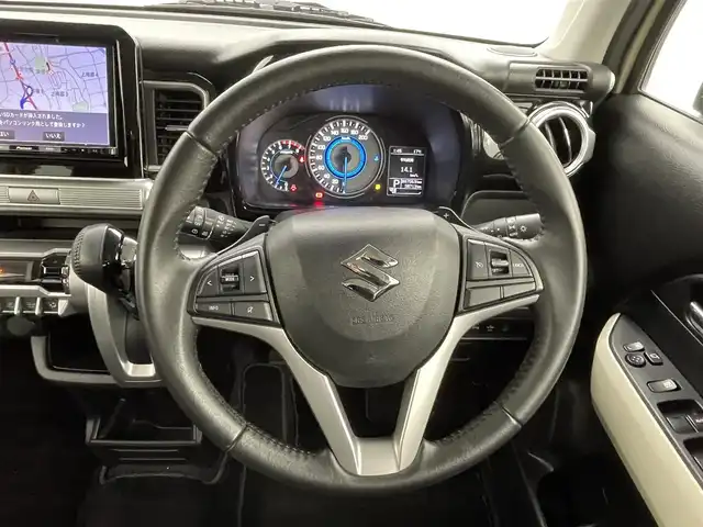 スズキ クロスビー HYBRID MZ 熊本県 2019(平31)年 5.9万km キャラバンアイボリーパールメタリック/ブラック 2トーンルーフ 禁煙車/純正8型ナビAVIC-RLS901【CD/DVD/SD/Bluetooth/フルセグ】/クルーズコントロール/純正前方ドライブレコーダー/ETC2.0/後ろのみクリアランスソナー/前席シートヒーター/アイドリングストップ/パーキングアシスト/衝突軽減ブレーキ/レーンキープアシスト/横滑り防止/パドルシフト/純正フロアマット/純正16インチAW/オートライト/LEDヘッドライト/フォグライト/スマートキー/プッシュスタート/スペアキー1本