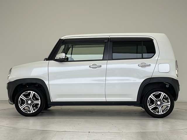 スズキ ハスラー X ターボ 愛知県 2018(平30)年 6.4万km ピュアホワイトP 衝突被害軽減ブレーキ/社外8インチSDナビ　ナビあり/シートヒーター/社外フルセグTV/CD DVD/Bluetooth/純正アルミホイール/キセノンヘッドライト/オートライト/ETC/ステアリングスイッチ/スマートキー/プッシュスタート