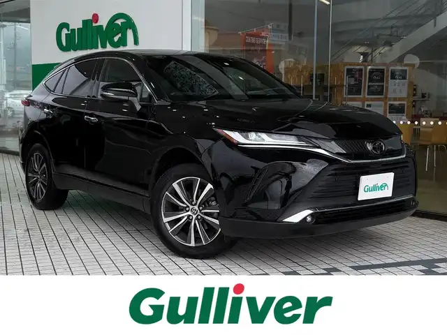 トヨタ ハリアー G 京都府 2023(令5)年 3万km ブラック ワンオーナー車/トヨタセーフティセンス/・プリクラッシュセーフティ/・レーダークルーズコントロール/・ロードサインアシスト/・アダブティブハイビームシステム/・横断歩行者検知機能/純正8インチメモリーナビ、地デジ、Bluetooth/USB端子/バックカメラ/デジタルインナーミラ/運転席パワーシート/パワーバックドア/ビルトインETC/LEDヘッドランプ/スペアキー/純正18インチアルミホイール