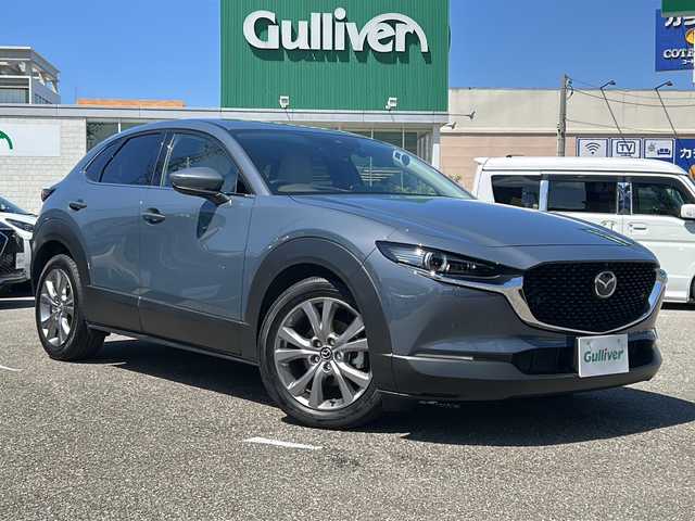 マツダ ＣＸ－３０ 20S Lパッケージ 石川県 2020(令2)年 1万km ポリメタルグレーM 純正メモリナビ【DVD/CD/Bluetooth/フルセグ】/全方位カメラ/ETC/ドライブレコーダー/シートメモリ/運転席・助手席シートヒーター/運転席パワーシート/本革巻きステアリング/ステアリングヒーター/パドルシフト/ヘッドアップディスプレイ/オートライト/LEDヘッドライト/前後コーナーセンサー/クルーズコントロール(追従走行有)/４WD/純正アルミホイール