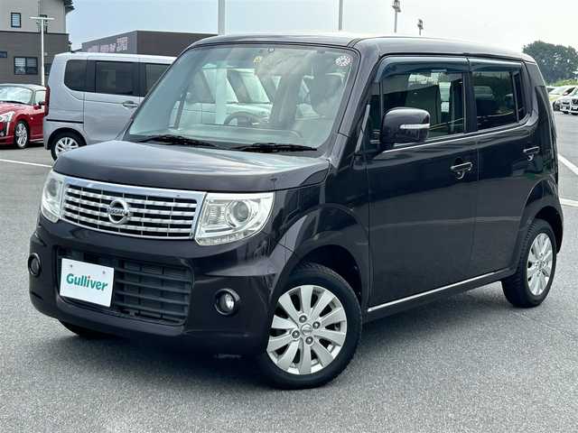 日産 モコ ドルチェX 奈良県 2014(平26)年 4.7万km アーバンブラウン ワンオーナー　/フルセグナビ（ＭＭ１１４Ｄ－Ａ）　/ＣＤ　/前後ドライブレコーダー　/スマートキー　/純正フロアマット　/レザーシート　/純正アルミホイール　/アイドリングストップ