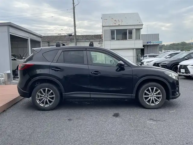 マツダ ＣＸ－５ XD 茨城県 2014(平26)年 10.5万km ジェットブラックマイカ ワンオーナー　/純正ナビ　/-TV/BT/AM/FM/クルーズコントロール　/バックカメラ　/ＥＴＣ　/ドライブレコーダー　/オートライト　/アイドリングストップ　/ルーフレール　/衝突軽減システム　/純正フロアマット　/プッシュスタート/盗難防止装置/エアバックW