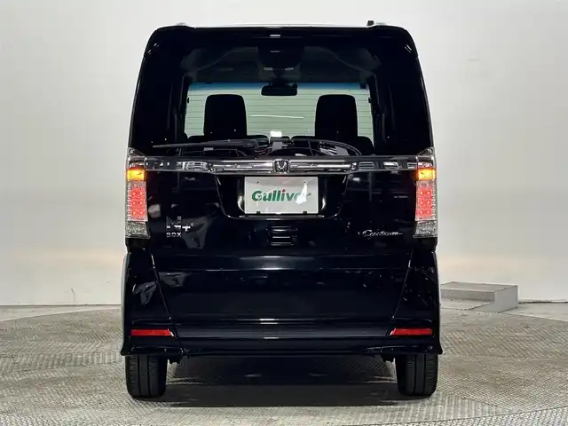 ホンダ Ｎ ＢＯＸ ＋ カスタム G Aパッケージ 大阪府 2015(平27)年 4.4万km スマートブラック 社外ナビ/衝突軽減/ETC/HIDヘッドライト/プッシュスタート/スマートキー/ケンウッドナビ