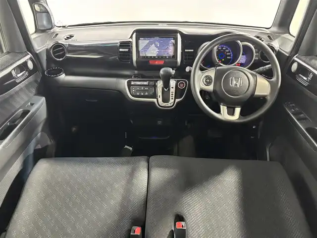 ホンダ Ｎ ＢＯＸ ＋ カスタム G Aパッケージ 大阪府 2015(平27)年 4.4万km スマートブラック 社外ナビ/衝突軽減/ETC/HIDヘッドライト/プッシュスタート/スマートキー/ケンウッドナビ