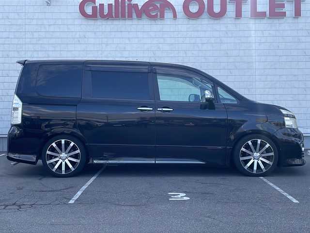 トヨタ ヴォクシー ZS 煌Ⅱ 長野県 2012(平24)年 8.7万km ブラック ・純正8インチHDDナビゲーション/CD DVD フルセグTV Bluetooth/・バックカメラ/・ビルトインETC/・ワンオーナー/・両側パワースライドドア/・パドルシフト/・ステアリングリモコン/・スマートキー/・エンジンプッシュスタート/・ウィンカーミラー/・電動格納ミラー