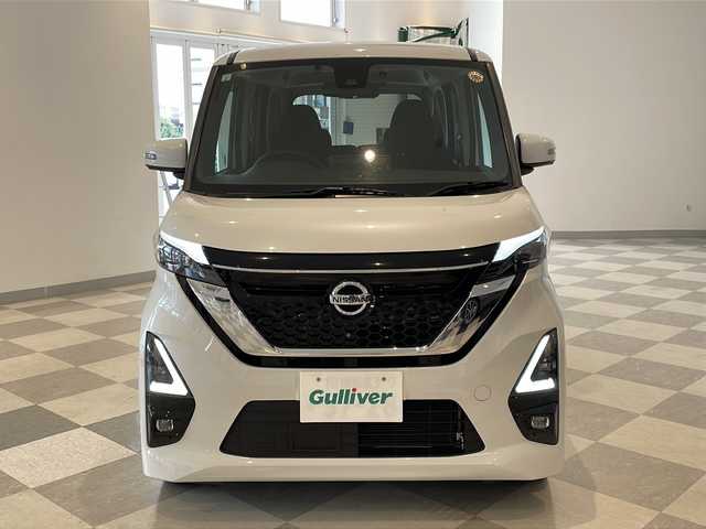 日産 ルークス HWS Gターボ プロパイロットED 福井県 2021(令3)年 2.5万km ホワイトパール 純正9インチナビ/フルセグTV/アラウンドビューモニター/プロパイロット/エマージェンシーブレーキ/車線逸脱警報/先行車発進お知らせ/ふらつき警報/オートライト/ハイビームアシスト/ETC/ドライブレコーダー/インテリジェント ルームミラー/両側パワースライドドア/純正15インチアルミホイール