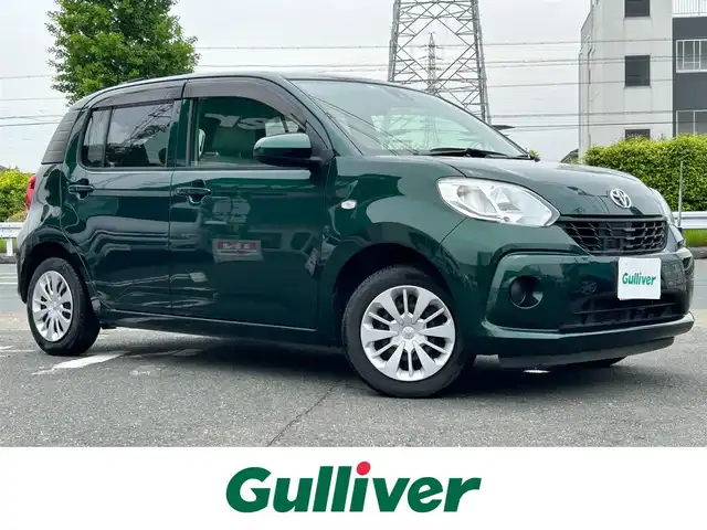 トヨタ パッソ X Lパッケージ S 愛知県 2018(平30)年 6.9万km ダークエメラルドマイカ ワンオーナー/純正メモリナビ/フルセグテレビ/バックカメラ/Bluetooth/アイドリングストップ/プッシュスタート/衝突軽減ブレーキ
