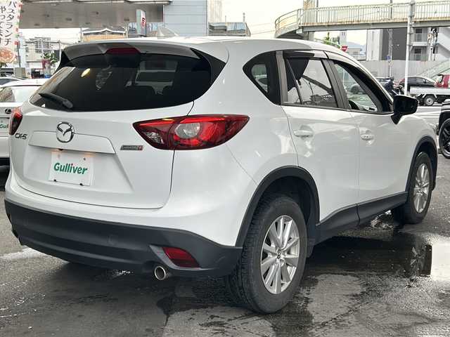 マツダ ＣＸ－５ XD 京都府 2015(平27)年 7.6万km クリスタルホワイトパールマイカ 純正ＳＤナビ　/バックサイドカメラ　/ドライブレコーダー/ＴＣＳ　　/ＭＴモード付　/LEDヘッドライト/衝突被害軽減システム　/盗難防止装置　/純正アルミホイール　/Bluetooh接続/ウィンカーミラー　/ＥＴＣ　/AACエアコン/オートライト/純正アルミホイール/エンジンスタートボタン/ＣＤ/スペアキー/リモコンキー