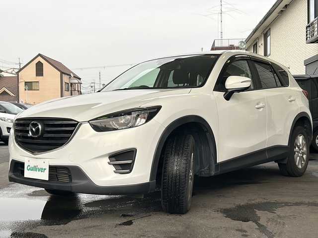 マツダ ＣＸ－５ XD 京都府 2015(平27)年 7.6万km クリスタルホワイトパールマイカ 純正ＳＤナビ　/バックサイドカメラ　/ドライブレコーダー/ＴＣＳ　　/ＭＴモード付　/LEDヘッドライト/衝突被害軽減システム　/盗難防止装置　/純正アルミホイール　/Bluetooh接続/ウィンカーミラー　/ＥＴＣ　/AACエアコン/オートライト/純正アルミホイール/エンジンスタートボタン/ＣＤ/スペアキー/リモコンキー