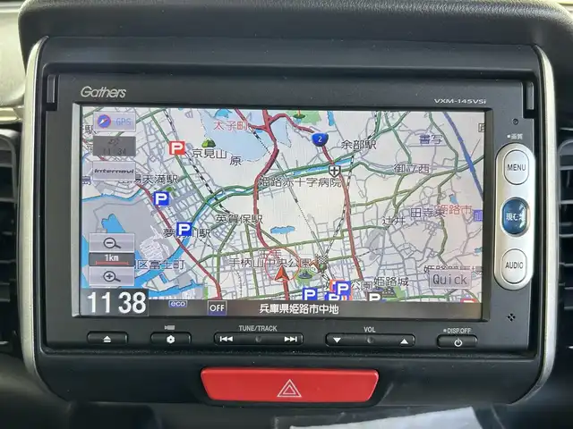 ホンダ Ｎ ＢＯＸ 2トーン カスタム ターボSSパッケージ 兵庫県 2014(平26)年 7.5万km プレミアムゴールドパープルパール 純正ナビ（VXM-145VSi）/　（AM/FM/CD/DVD/BT)/ワンセグTV/バックカメラ/プッシュスタート/横滑り防止装置/ステアリングリモコン/パドルシフト/クルーズコントロール（追従なし）/前後ドライブレコーダー/GPSレーダー/ETC/両側パワースライドドア/純正フロアマット/ドアバイザー/純正15インチアルミホイール/スマートキー/スペアキー1本/保証書