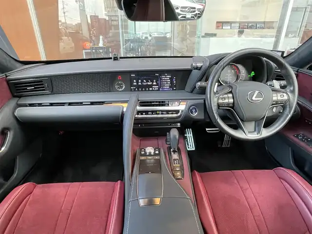 レクサス ＬＣ 500h Sパッケージ 鹿児島県 2019(平31)年 2.6万km 黒 禁煙車/メーカーナビ/マークレビンソン/ヘッドアップディスプレイ/シートヒーター/ベンチレーション/メモリー付きパワーシート/BSM/純正21インチアルミホイール/ハーフレザーシート/バックカメラ/カーボンルーフ/フロアマット/ETC/ステアリングヒーター/3眼LEDライト