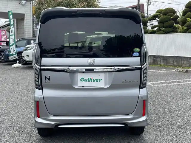 ホンダ Ｎ ＢＯＸ カスタム G L ターボ ホンダセンシング 東京都 2017(平29)年 3.8万km ルナシルバーM ワンオーナー/純正SDナビ（VXM-184VFi）/・フルセグTV/Bluetoothオーディオ/DVD/両側電動スライドドア/バックカメラ/ドライブレコーダー/Honda SENSING/・衝突軽減ブレーキ/・誤発進抑制機能/・後方誤発進抑制機能/・歩行者事故低減ステアリング/・路外逸脱抑制機能/・アダプティブ・クルーズ・コントロール/・LKAS〈車線維持支援システム〉/・オートハイビーム/・先行車発進お知らせ機能/・標識認識機能/純正15インチアルミホイール/LEDヘッドライト/ETC/保証書/取扱説明書/スペアキー