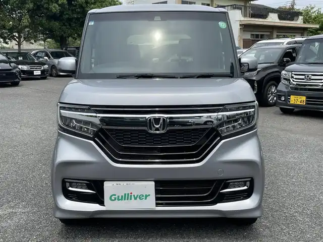 ホンダ Ｎ ＢＯＸ カスタム G L ターボ ホンダセンシング 東京都 2017(平29)年 3.8万km ルナシルバーM ワンオーナー/純正SDナビ（VXM-184VFi）/・フルセグTV/Bluetoothオーディオ/DVD/両側電動スライドドア/バックカメラ/ドライブレコーダー/Honda SENSING/・衝突軽減ブレーキ/・誤発進抑制機能/・後方誤発進抑制機能/・歩行者事故低減ステアリング/・路外逸脱抑制機能/・アダプティブ・クルーズ・コントロール/・LKAS〈車線維持支援システム〉/・オートハイビーム/・先行車発進お知らせ機能/・標識認識機能/純正15インチアルミホイール/LEDヘッドライト/ETC/保証書/取扱説明書/スペアキー