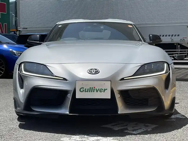 トヨタ スープラ SZ－R 静岡県 2020(令2)年 1.6万km シルバーメタリック 純正ナビ/フルセグTV/BT/USB/バックカメラ/ハーフレザーシート/前席パワーシート/前席シートヒーター /運転席シートメモリー/社外デジタルインナーミラー型前後ドラレコ/衝突軽減ブレーキ/レーンキープアシスト/ブラインドスポットモニター/クリアランスソナー/レーダークルーズコントロール/ETC/LEDヘッドライト/パドルシフト/リヤフォグ/スマートキー×2/保証書/取扱説明書/ナビ取扱説明書