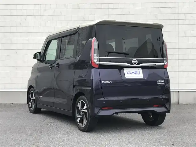 日産 ルークス ハイウェイスター Gターボ 栃木県 2021(令3)年 6.9万km フローズンバニラパール 株)IDOMが運営する【じしゃロン小山店】の自社ローン専用車両になります。こちらは現金またはオートローンご利用時の価格です。自社ローンご希望の方は別途その旨お申付け下さい//禁煙車/純正フルセグナビ/（CD/DVD/AM/FMラジオ）/(Bluetooth)/スマートキー/プッシュスタート/バックカメラ/ＥＴＣ/両側パワースライドドア/インテリジェンスクルーズコントロール/エマージェンシーブレーキ/車線逸脱警報/コーナーセンサー/アイドリングストップ/ドライブレコーダー/ステアリングリモコン/電動格納ドアミラー/パワーウインドウ/防眩ミラー/オートライト/オートマチックハイビーム