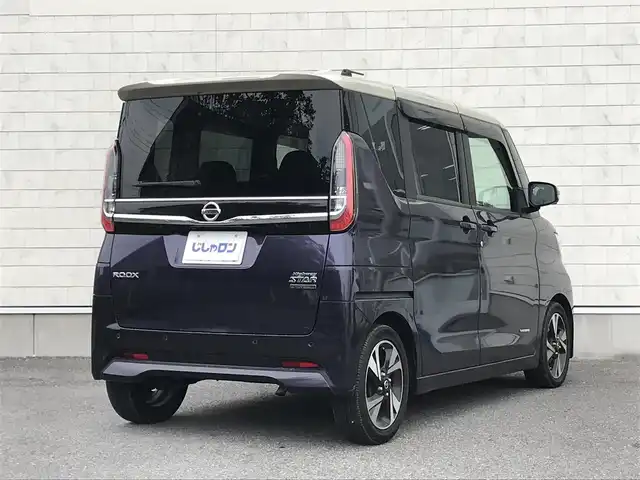 日産 ルークス ハイウェイスター Gターボ 栃木県 2021(令3)年 6.9万km フローズンバニラパール 株)IDOMが運営する【じしゃロン小山店】の自社ローン専用車両になります。こちらは現金またはオートローンご利用時の価格です。自社ローンご希望の方は別途その旨お申付け下さい//禁煙車/純正フルセグナビ/（CD/DVD/AM/FMラジオ）/(Bluetooth)/スマートキー/プッシュスタート/バックカメラ/ＥＴＣ/両側パワースライドドア/インテリジェンスクルーズコントロール/エマージェンシーブレーキ/車線逸脱警報/コーナーセンサー/アイドリングストップ/ドライブレコーダー/ステアリングリモコン/電動格納ドアミラー/パワーウインドウ/防眩ミラー/オートライト/オートマチックハイビーム