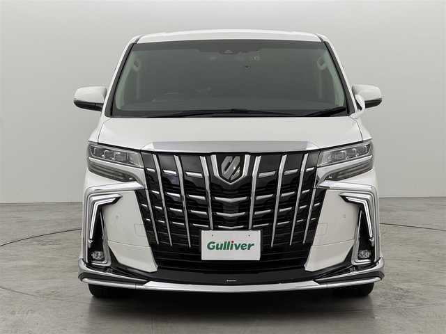 トヨタ アルファード S Cパッケージ 福岡県 2021(令3)年 5.6万km ホワイトパールクリスタルシャイン ワンオーナ　/モデリスタエアロ　/モデリスタ２０インチＡＷ　/純正１２．１型後席モニター　/純正９型ナビ　/フルセグTV/バックカメラ　/レーダークルコン　/コーナーセンサー　/セーフティセンス　/衝突軽減ブレーキ　/レーンキープ　/アクセル踏み間違い防止　/ＭＴモード付き　/ステアリングリモコン　/両側電動スライドドア　/パワーバックドア　/パワーシート　/シートメモリー　/シートベンチレーション／ヒーター　/ステアリングヒーター　/３眼ＬＥＤ
